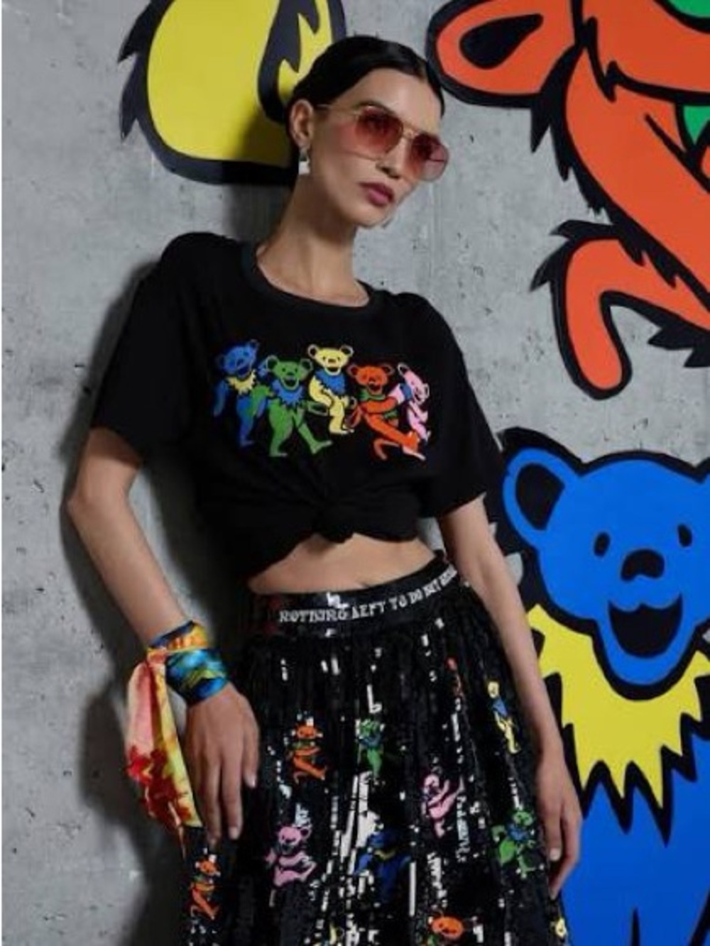 Alice + Olivia Grateful Dead Tee NWT Size Medium - Picture 2 of 5